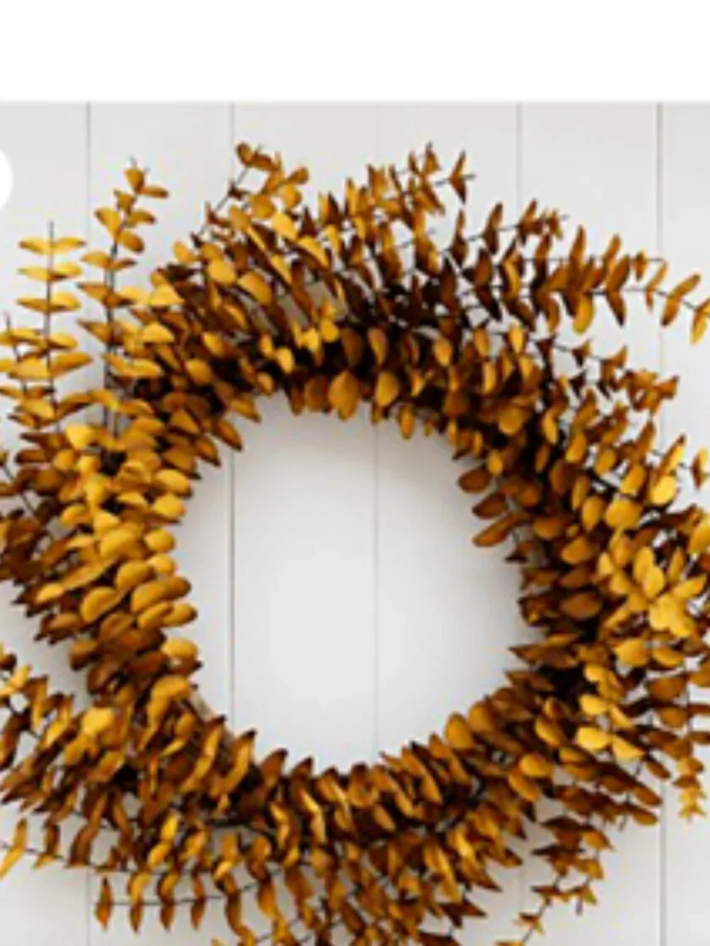 NWT Yellow & Brown Fall Wreath 12